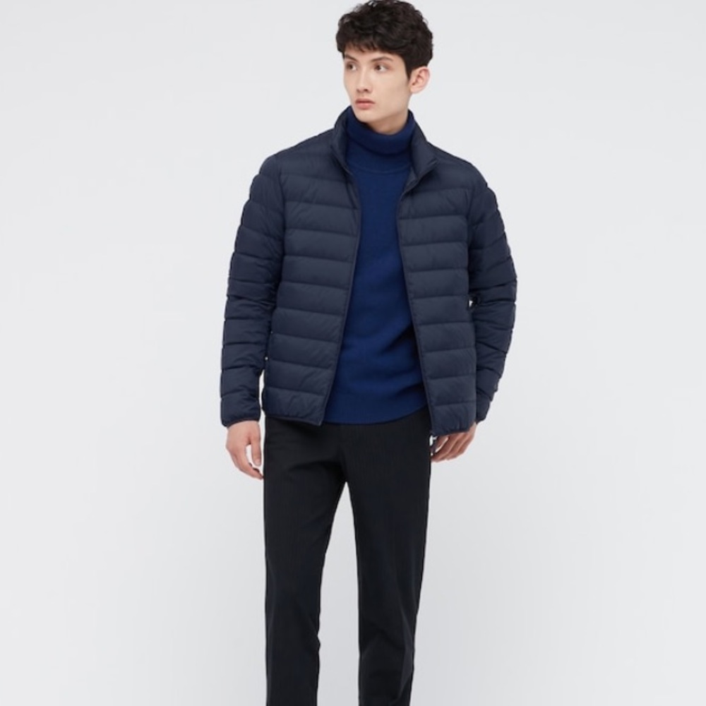 UNIQLO Men Ultra Light Down Jacket- Navy